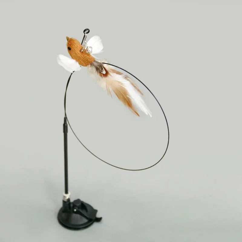 Haleva™ Hands-Free Cat Wand Toy
