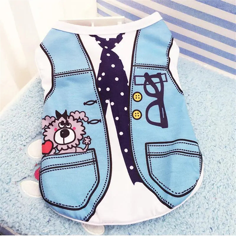 Haleva⢠All Season Cartoon Pet T-Shirt