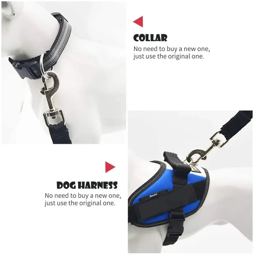 Haleva™ SafeRide Pro Adjustable Pet Seatbelt