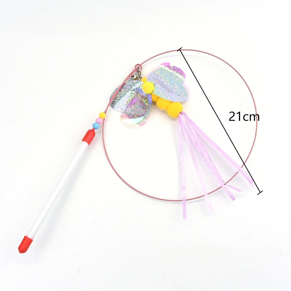 Haleva™ Hands-Free Cat Wand Toy