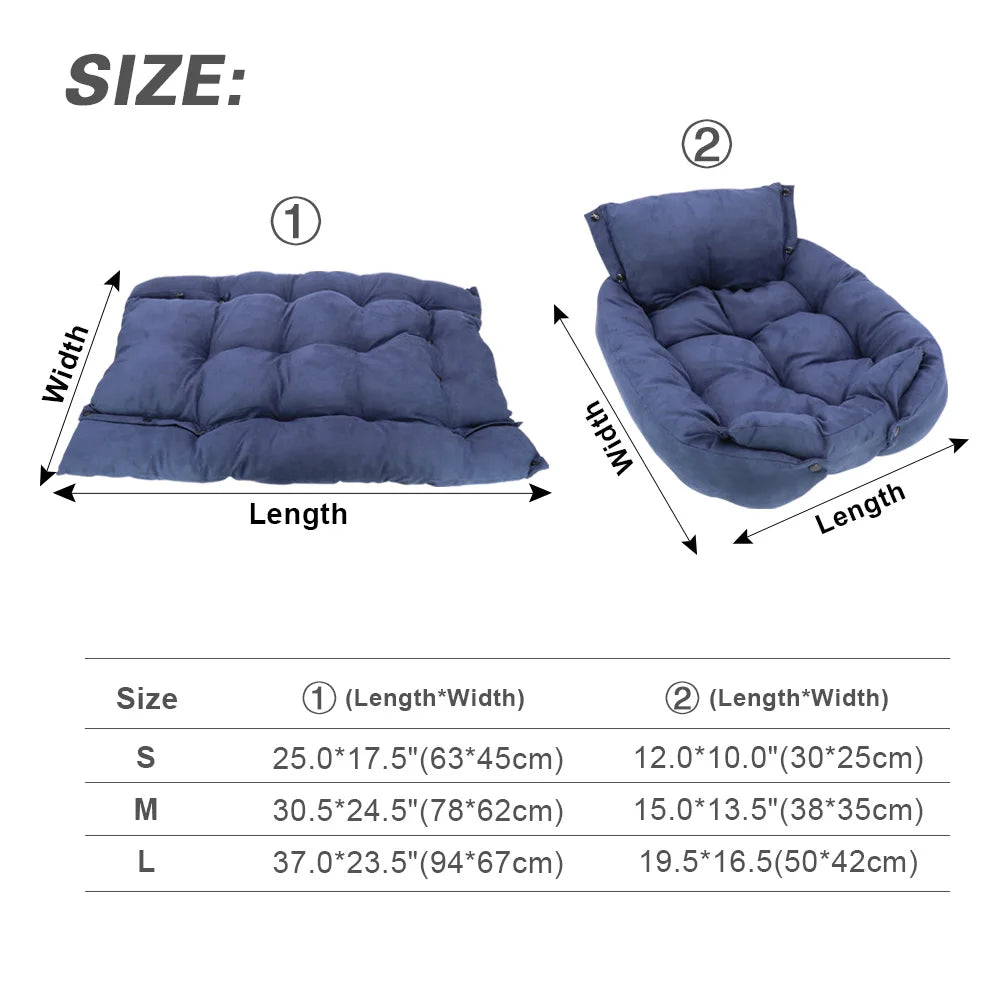 Haleva™ SnuggleHaven 3-in-1 Pet Bed