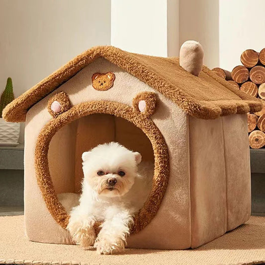 Haleva™ SnuggleHaven 4-Season Pet Bed