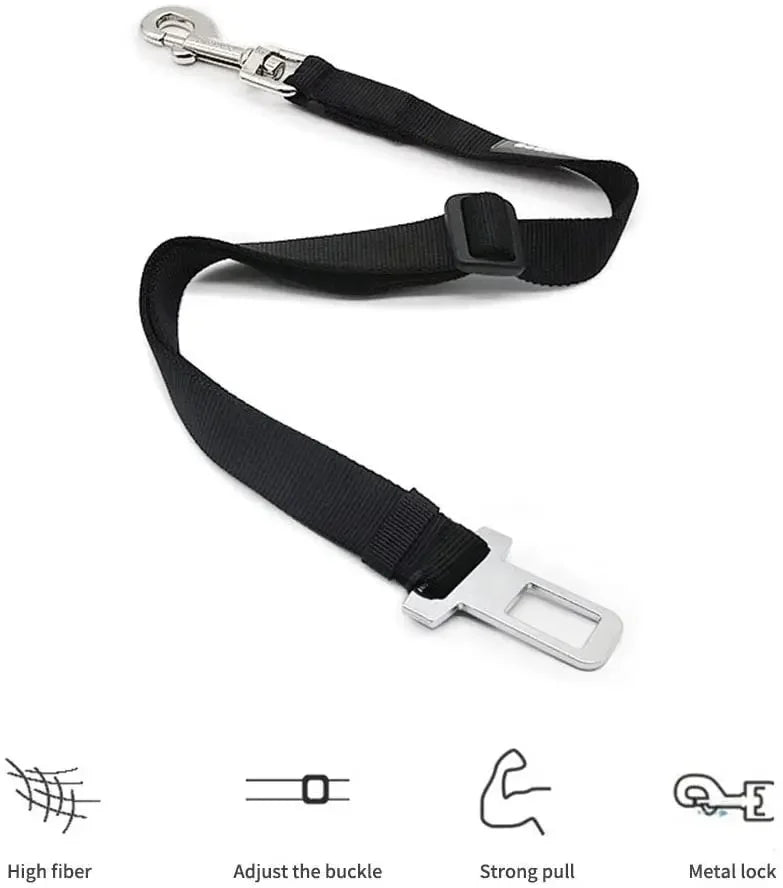 Haleva™ SafeRide Pro Adjustable Pet Seatbelt