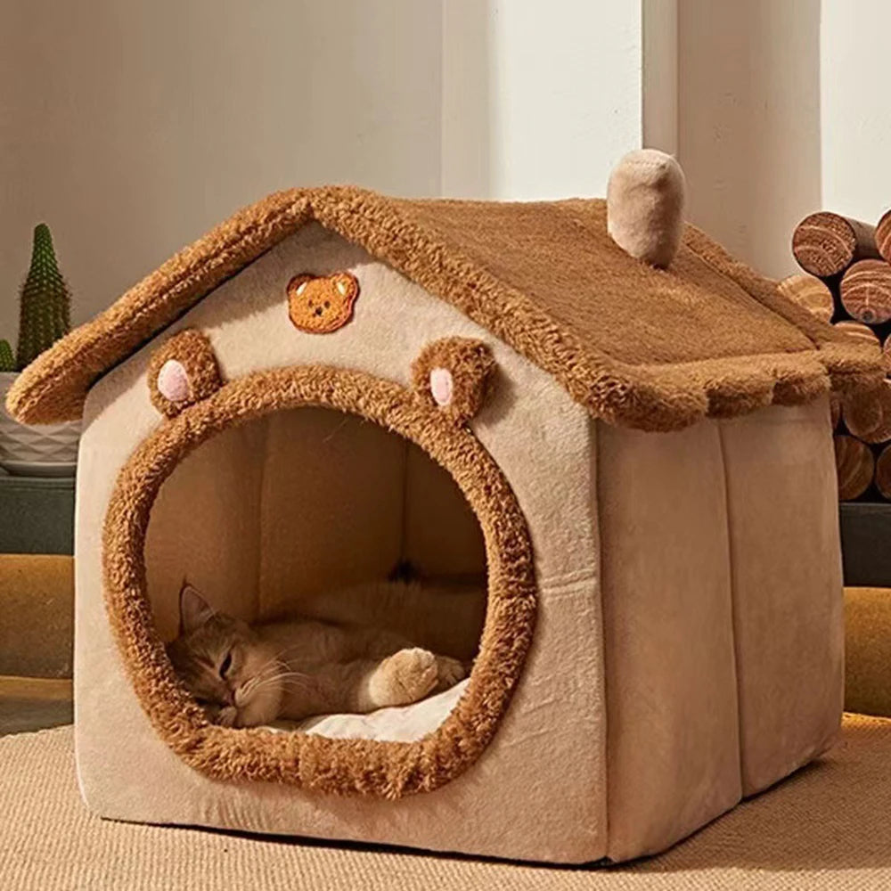 Haleva™ SnuggleHaven 4-Season Pet Bed
