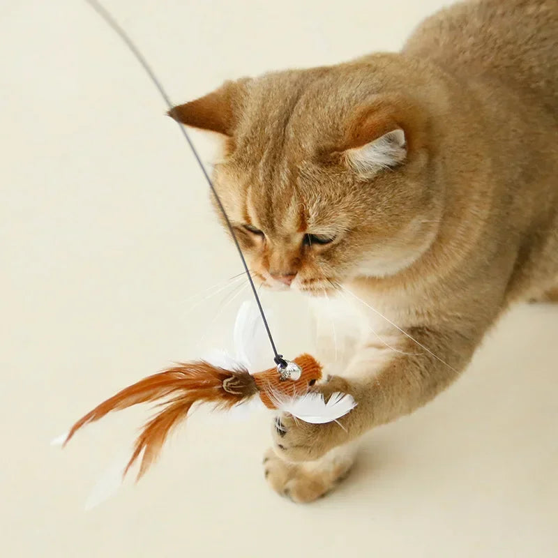 Haleva™ Hands-Free Cat Wand Toy