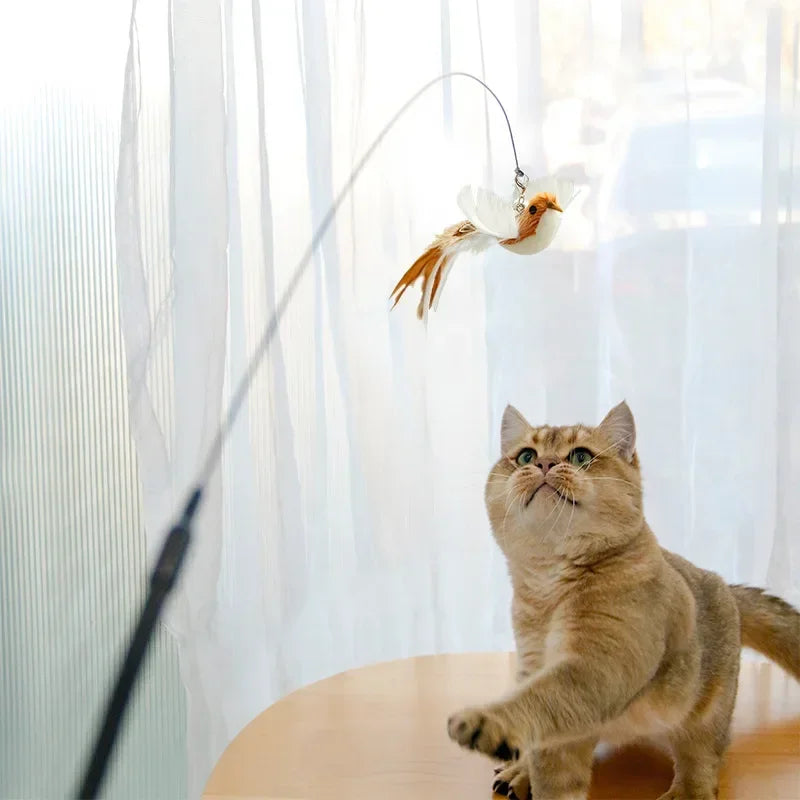 Haleva™ Hands-Free Cat Wand Toy