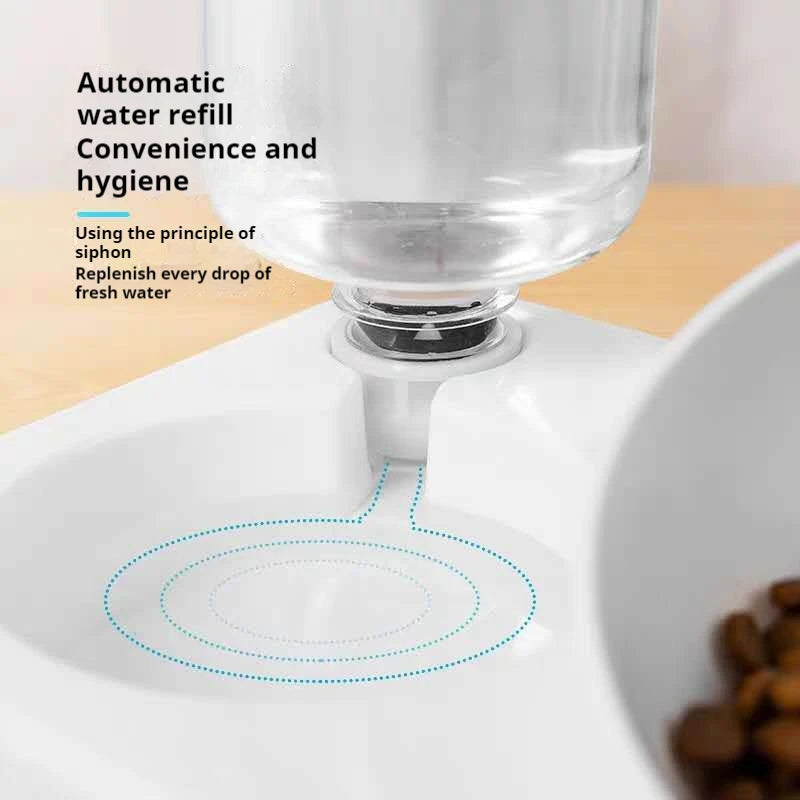 Haleva™ Elevate Duo – 15° Raised Feeder with Auto-Water System