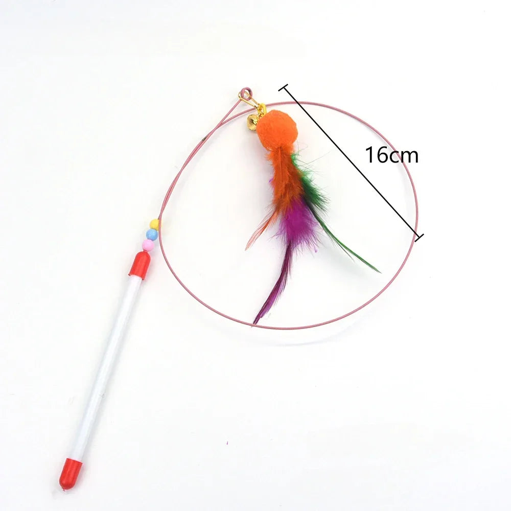 Haleva™ Hands-Free Cat Wand Toy