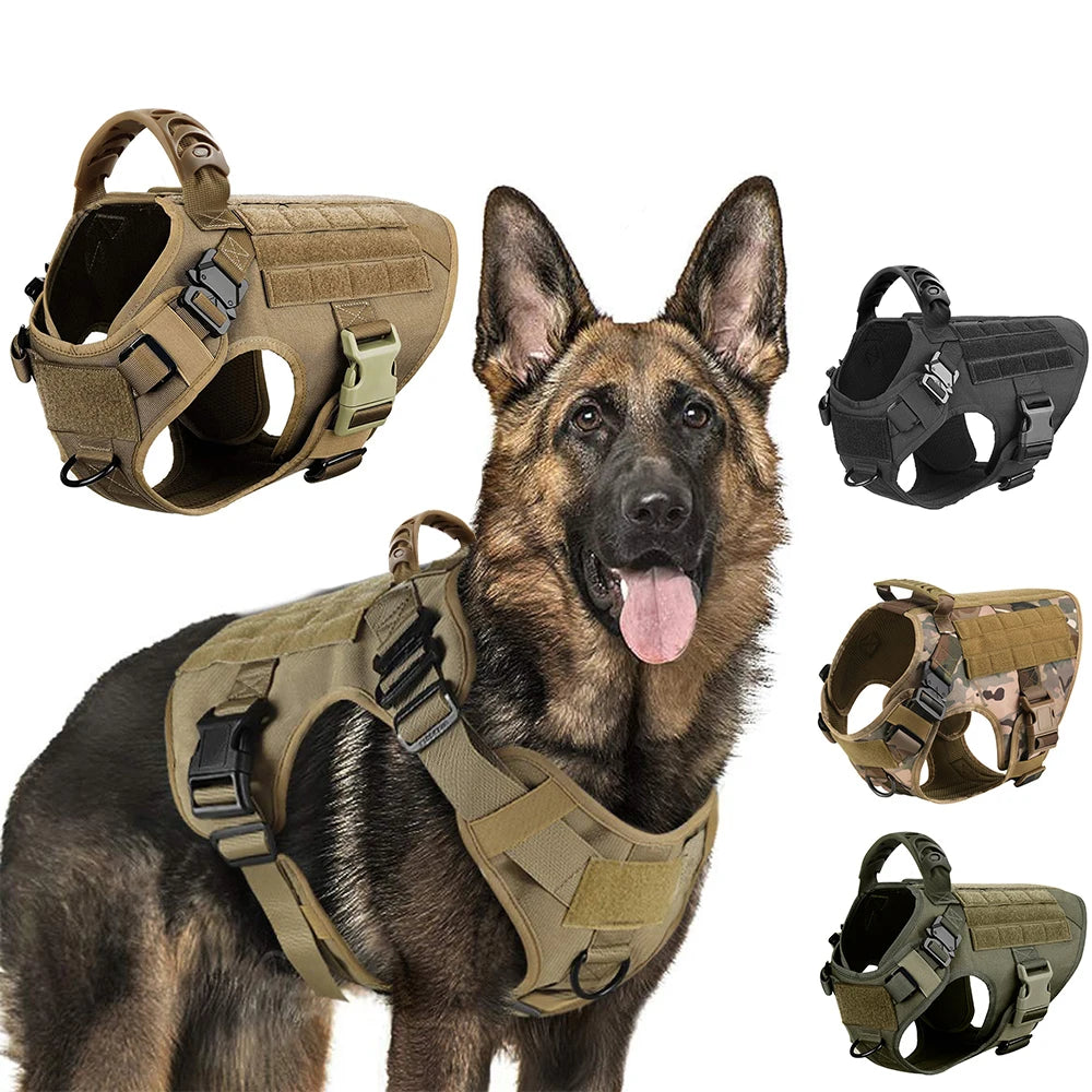 Haleva™ K9 Commando Pro – Tactical Dog Harness for Elite Performance