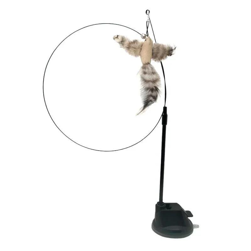 Haleva™ Hands-Free Cat Wand Toy