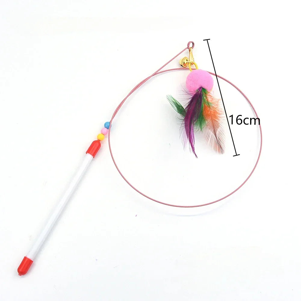 Haleva™ Hands-Free Cat Wand Toy