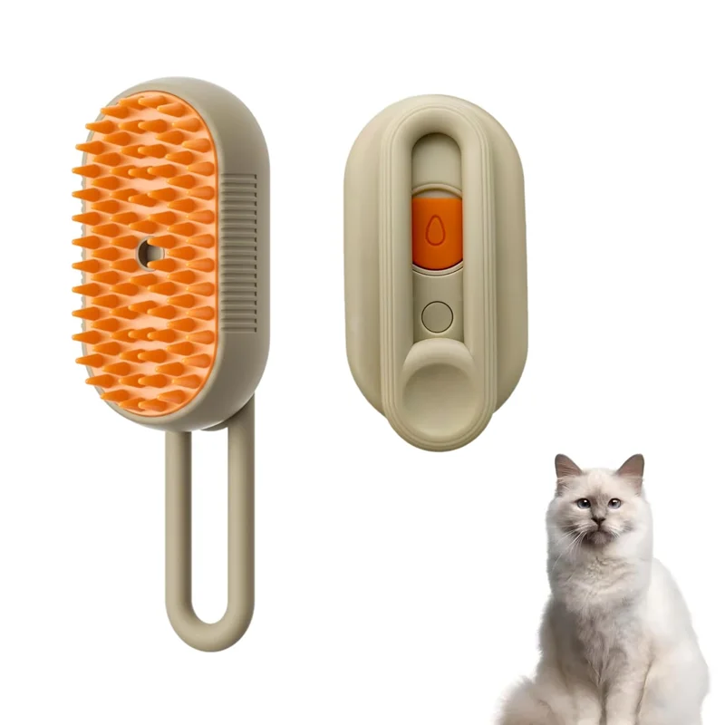 Haleva™ PurrGlow 2.0, 3-in-1 Steam Grooming Brush