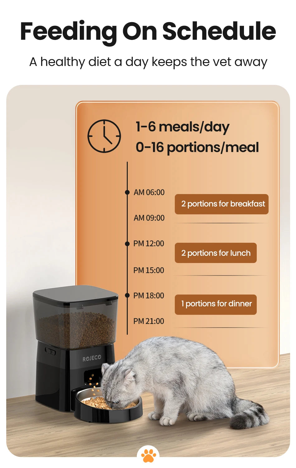 Haleva™ AutoFeed Pro – Smart Portion Control Feeder