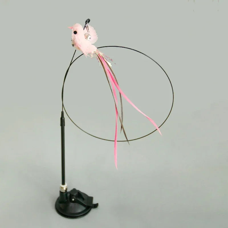 Haleva™ Hands-Free Cat Wand Toy