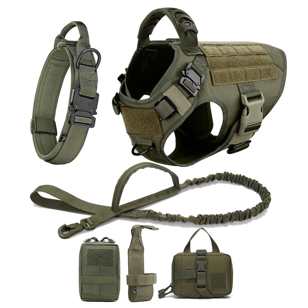 Haleva™ Tactical Harness & Leash Set – Built for Dogs, Engineered for Control