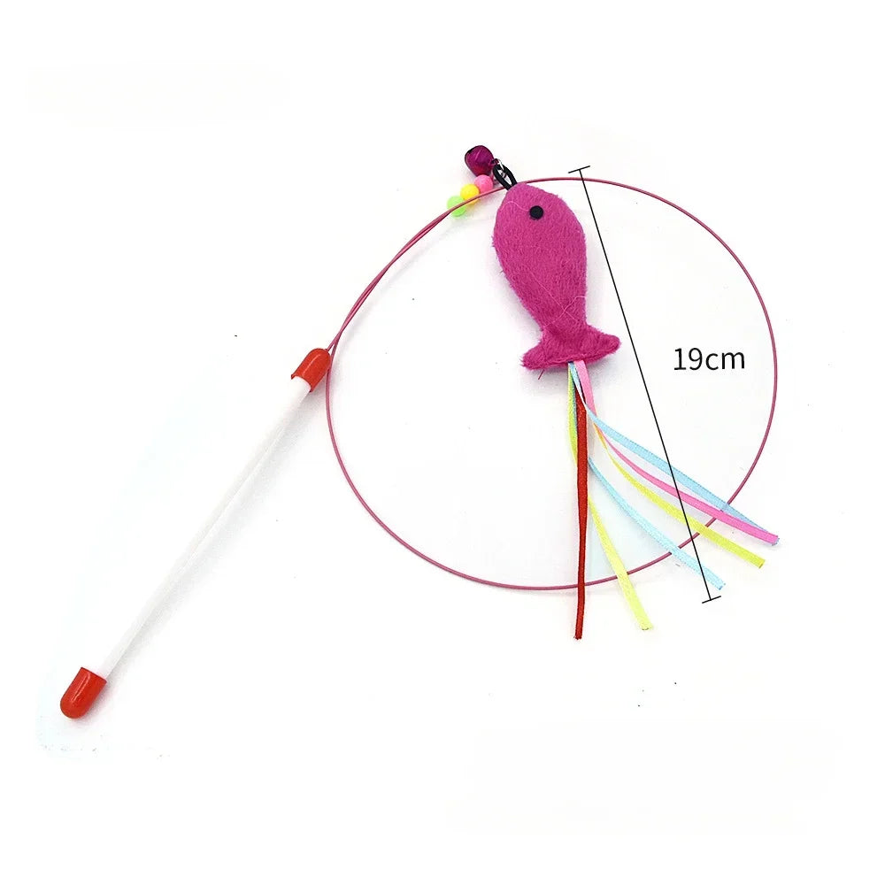 Haleva™ Hands-Free Cat Wand Toy