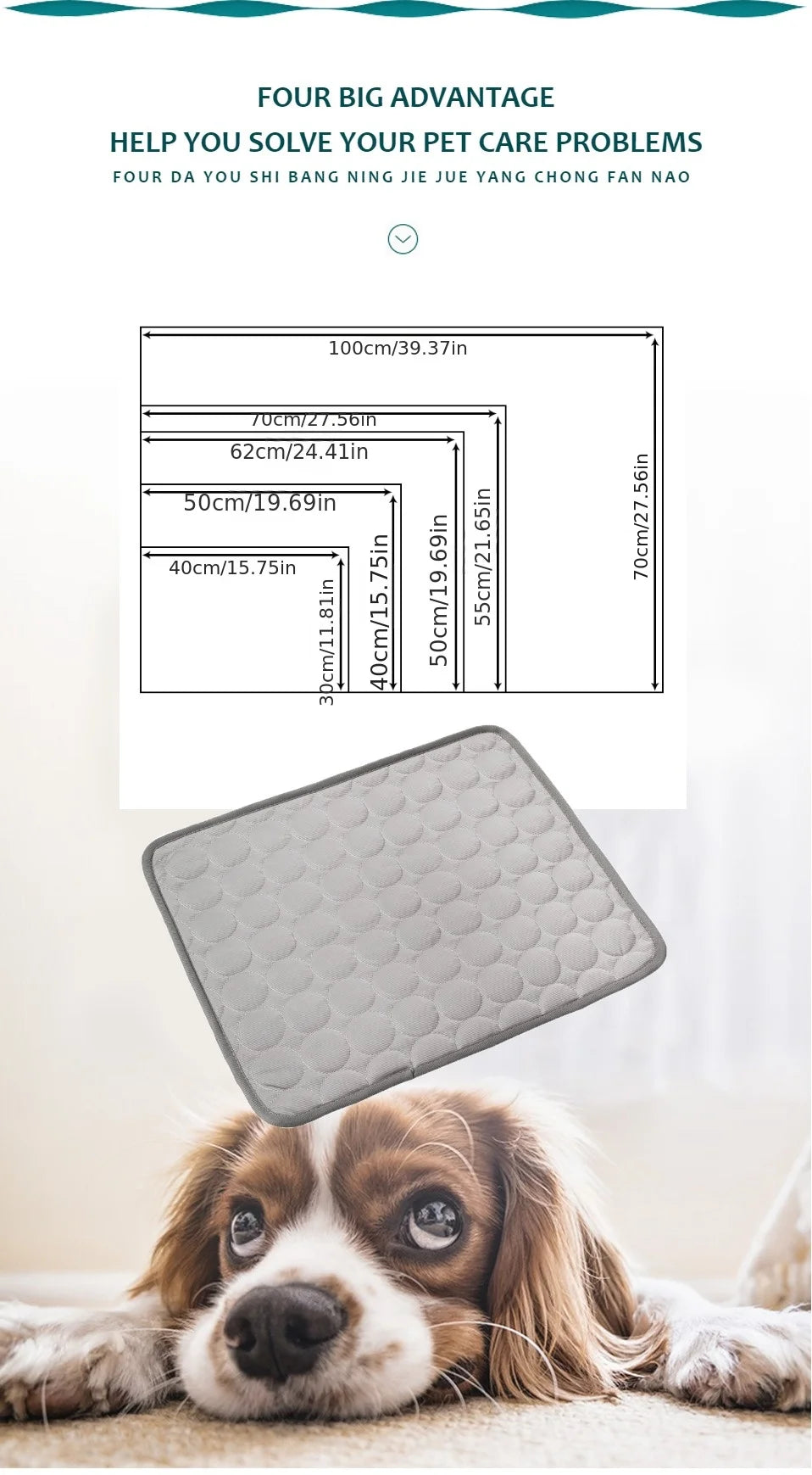 Haleva™ Summer Cooling Mat for Dogs & Cats