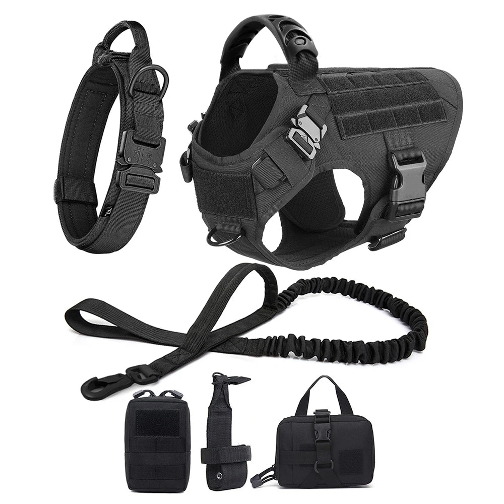 Haleva™ Tactical Harness & Leash Set – Built for Dogs, Engineered for Control