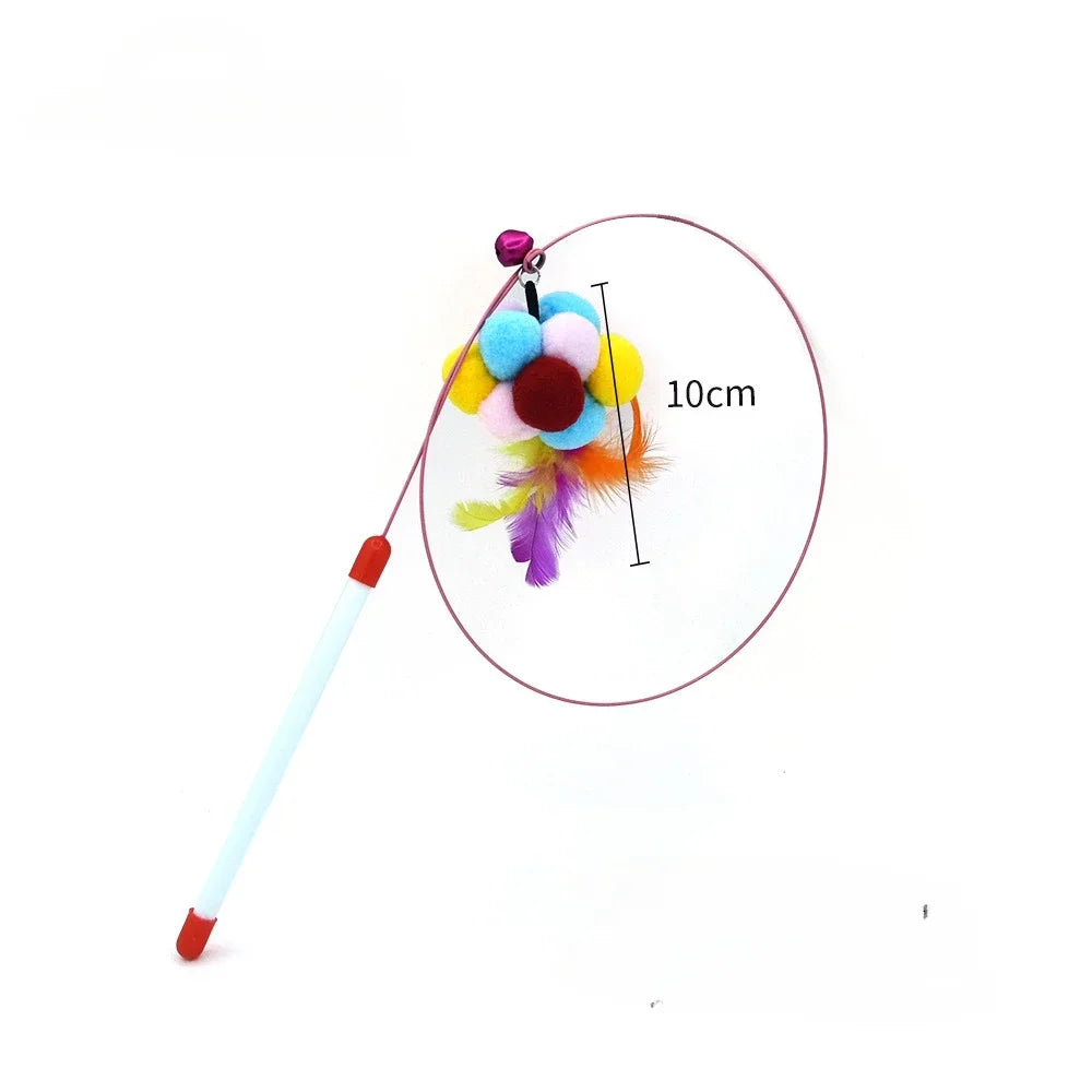Haleva™ Hands-Free Cat Wand Toy