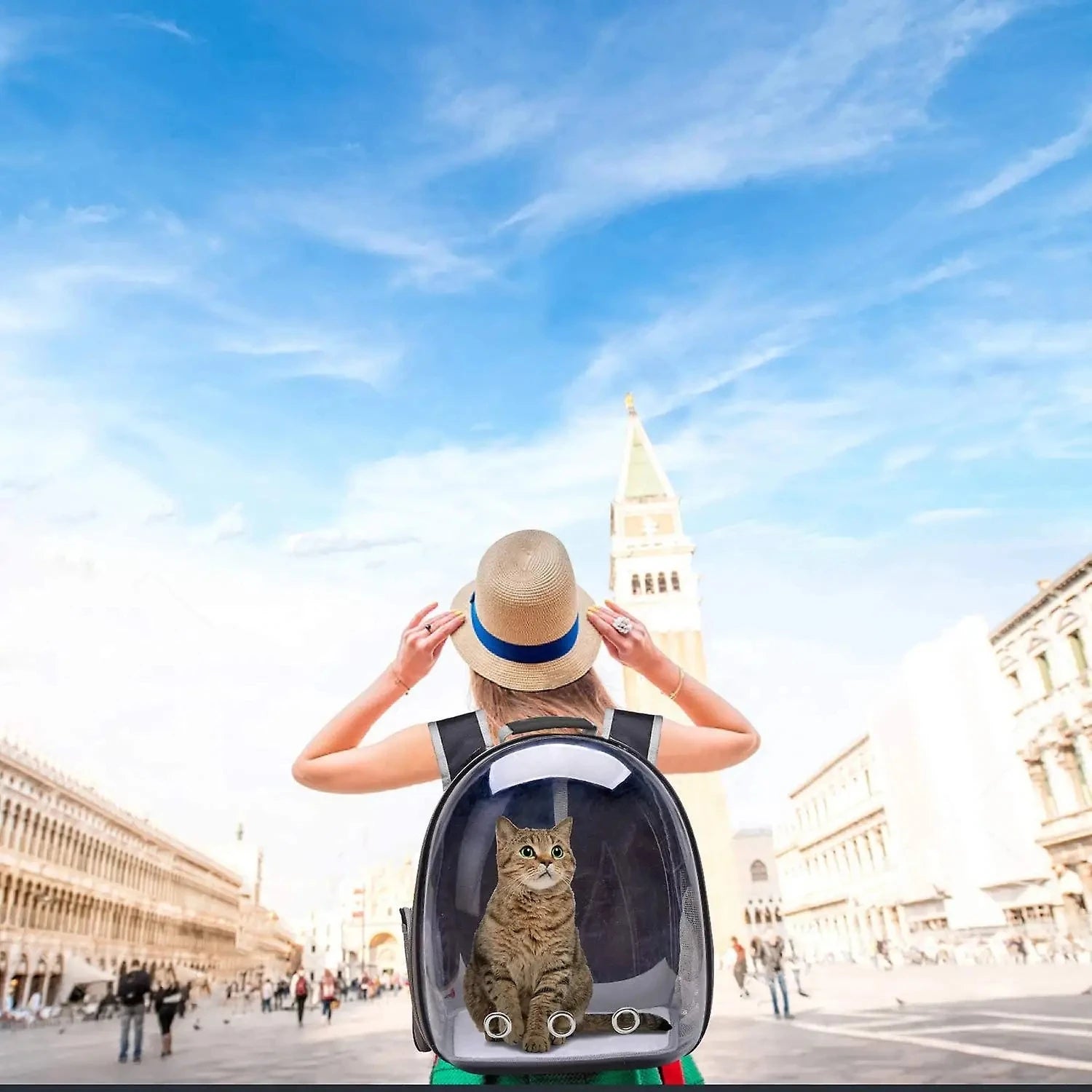 Haleva™ Bubble Capsule Pet Backpack