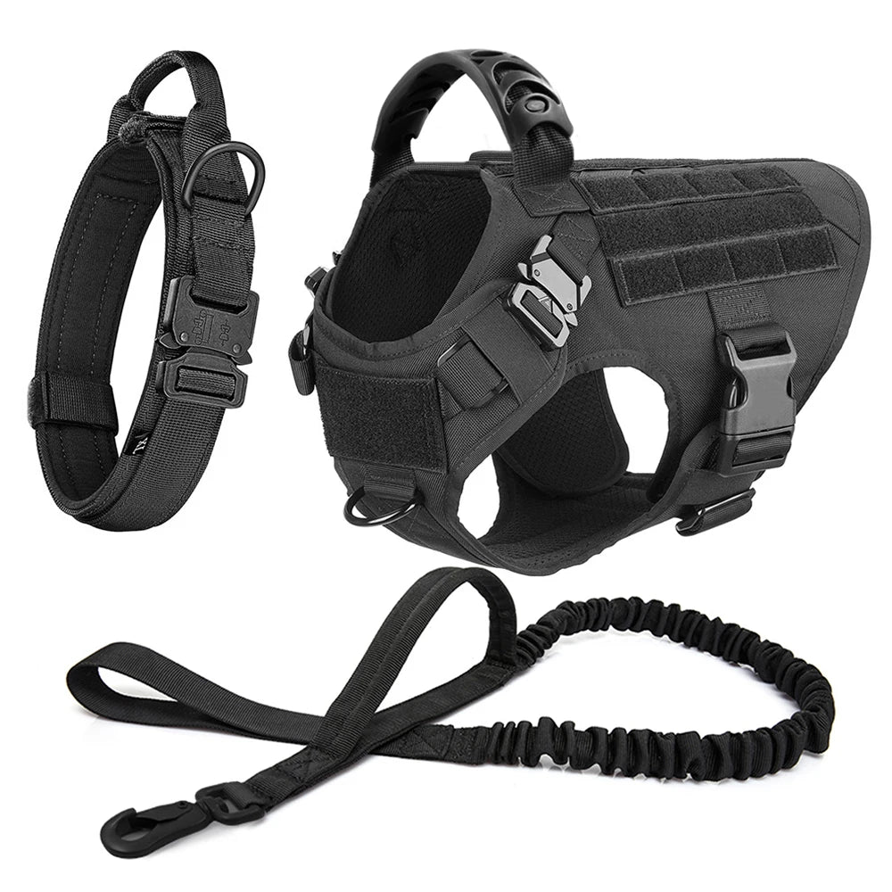 Haleva™ Tactical Harness & Leash Set – Built for Dogs, Engineered for Control
