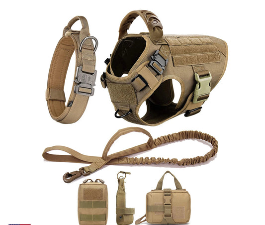 Haleva™ Tactical Harness & Leash Set – Built for Dogs, Engineered for Control