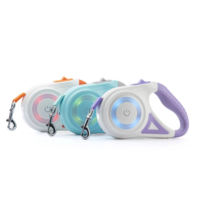 Haleva™ NightGlow Pro Retractable Leash