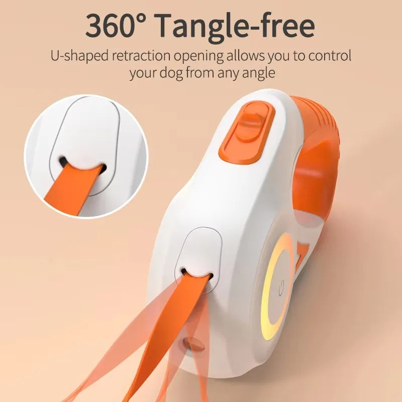Haleva™ NightGlow Pro Retractable Leash