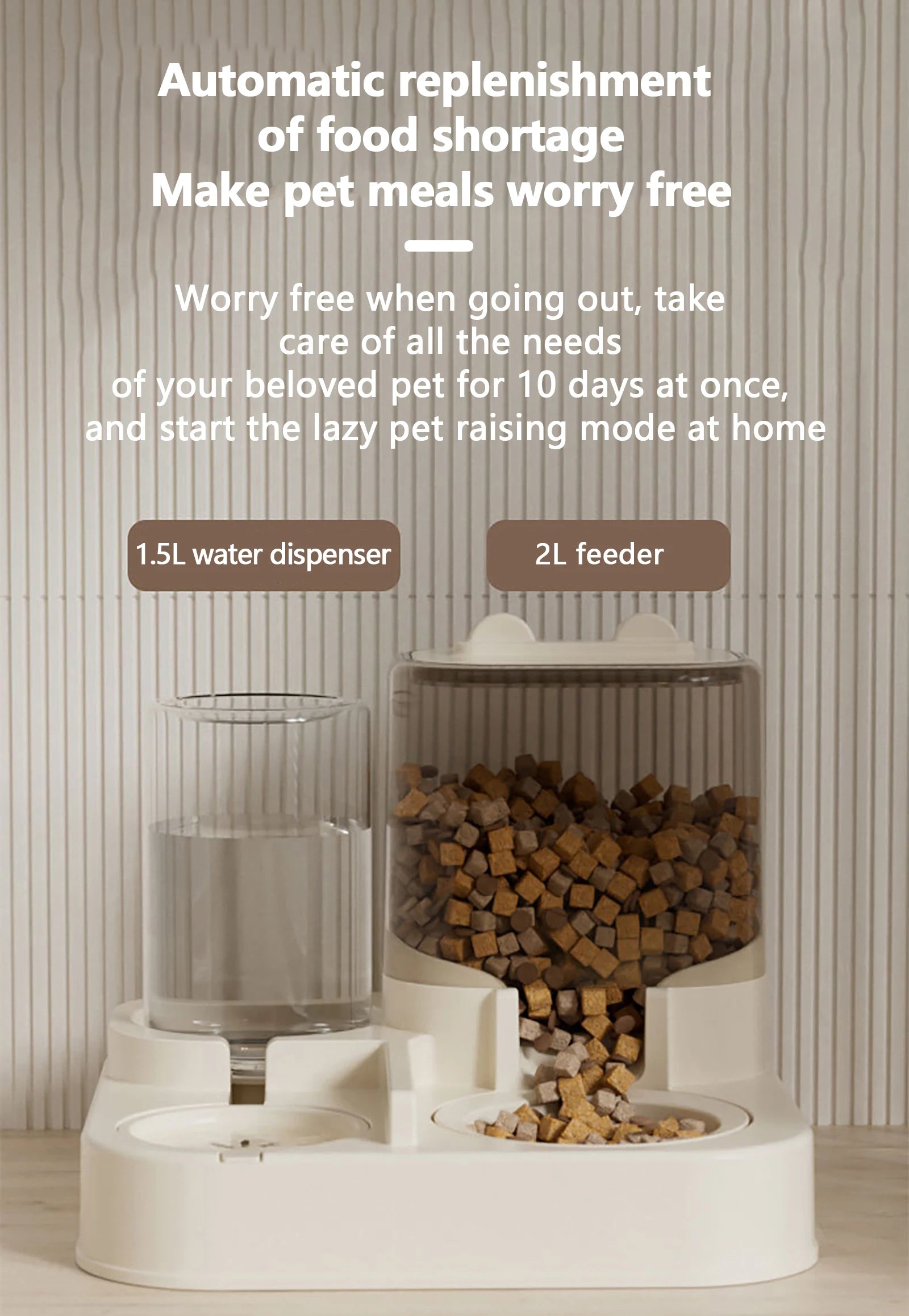 Haleva™ DualDine Auto-Feeder & Water Station
