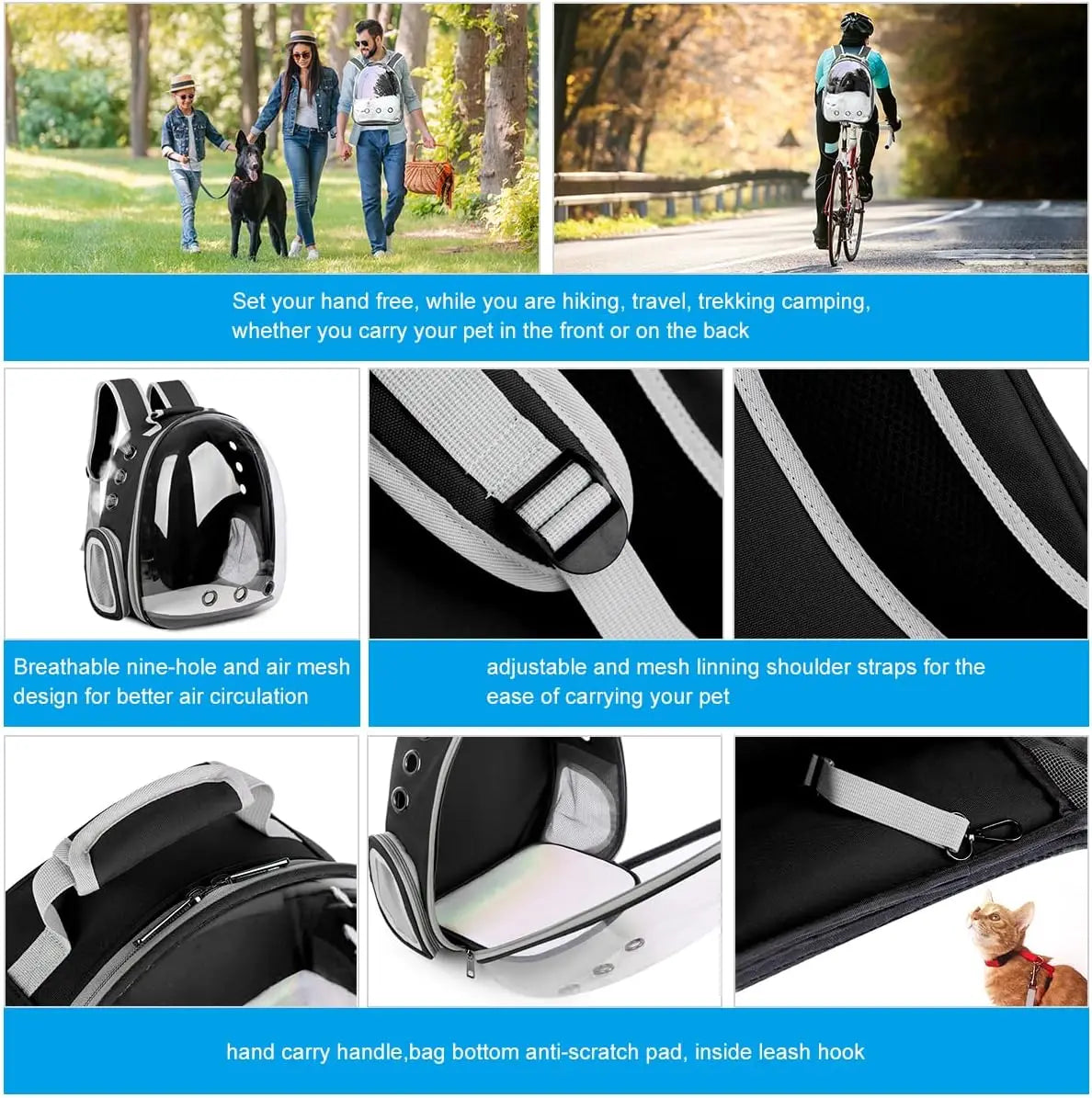 Haleva™ Bubble Capsule Pet Backpack