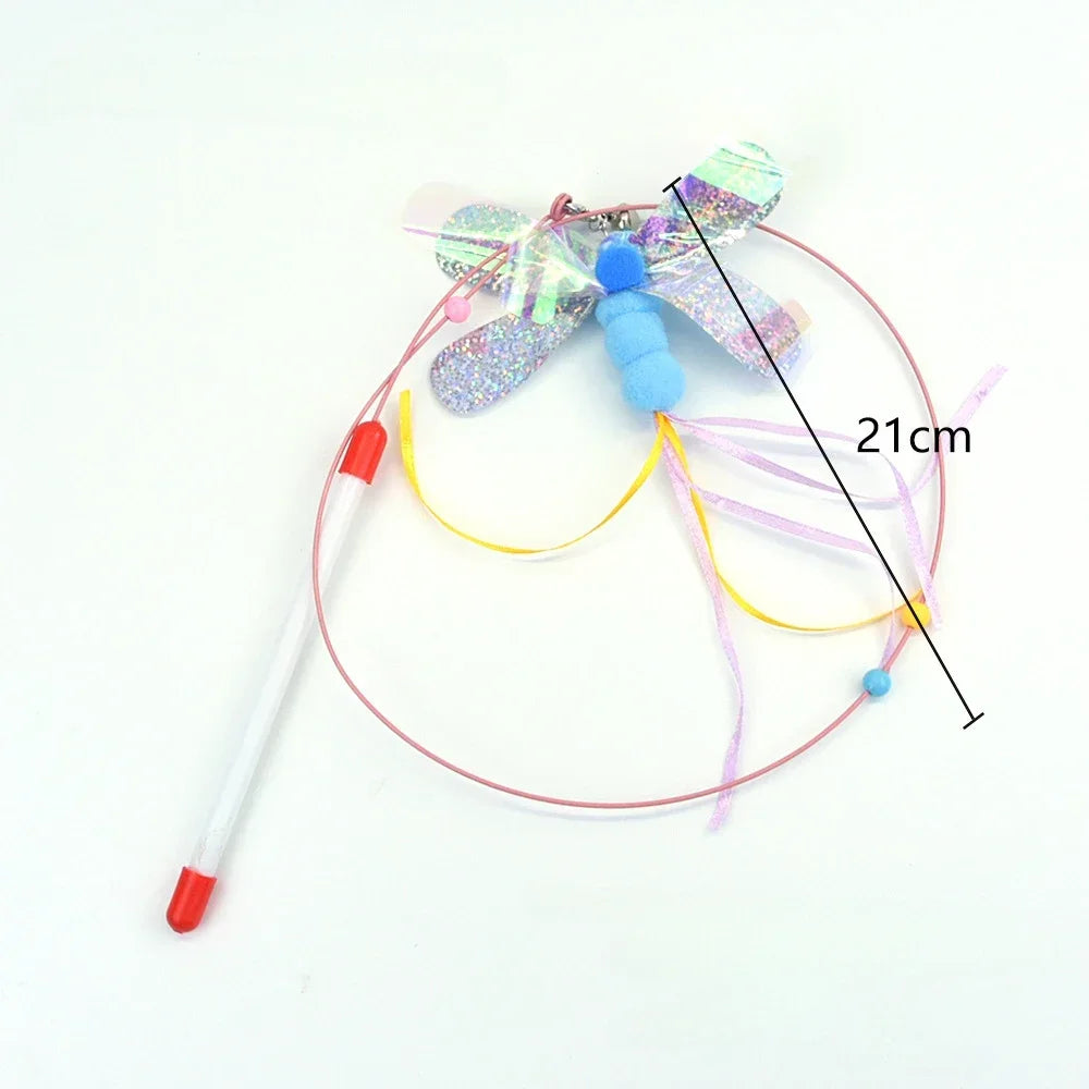 Haleva™ Hands-Free Cat Wand Toy