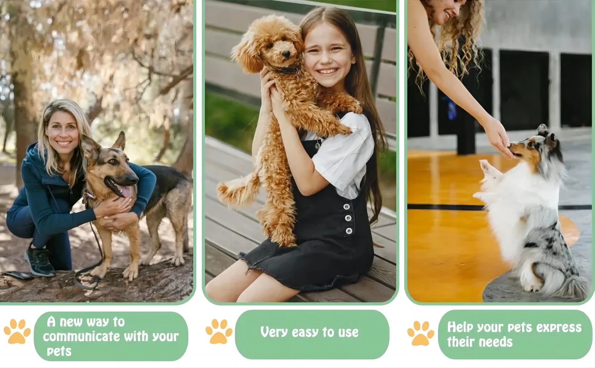 Haleva™ TalkPaws Interactive Training Buttons