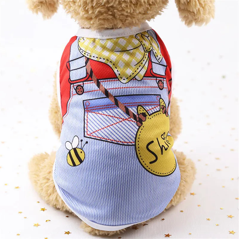 Haleva™ All Season Cartoon Pet T-Shirt