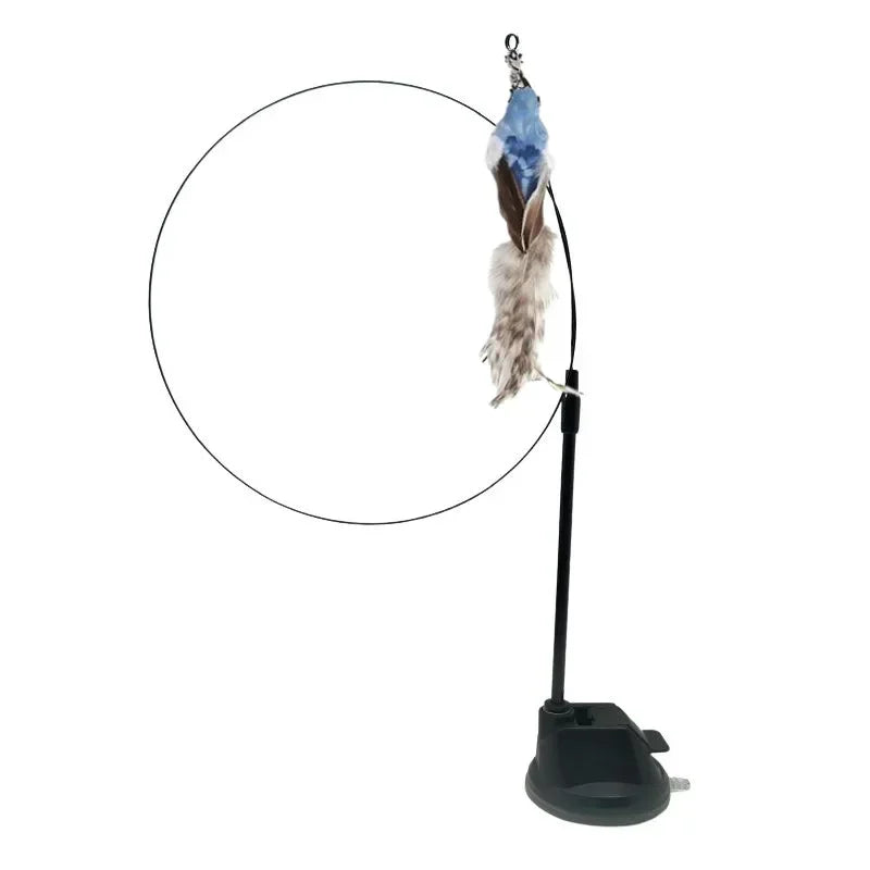 Haleva™ Hands-Free Cat Wand Toy