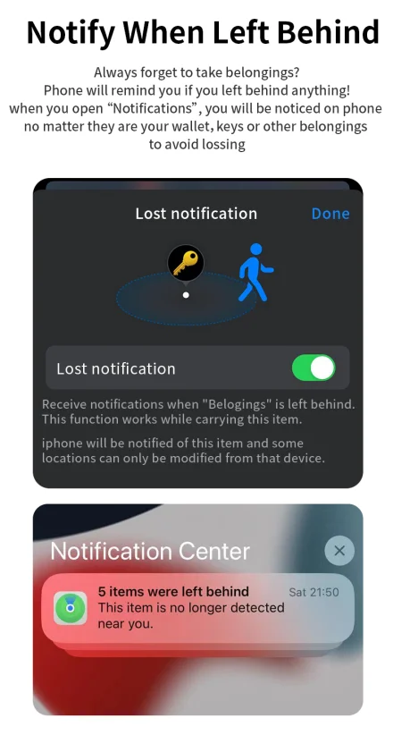 Haleva™ SmartTag Mini – Seamless Apple GPS Tracking