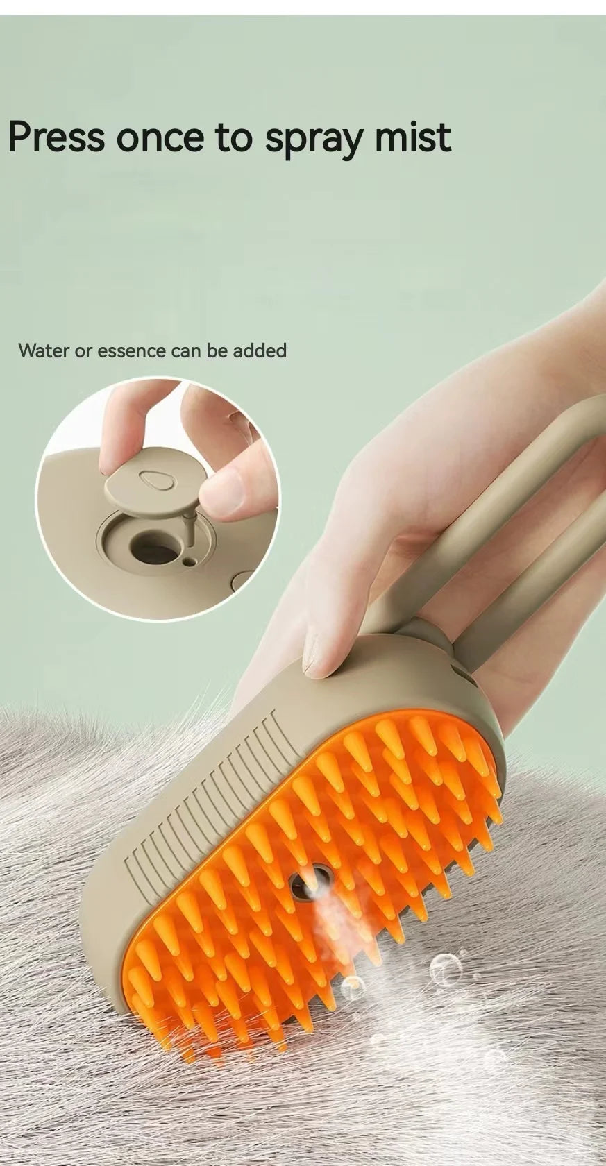 Haleva ProGroom™ 3-in-1 Electric Brush "Vet-Approved Deshedding & Massage for Cats & Dogs"