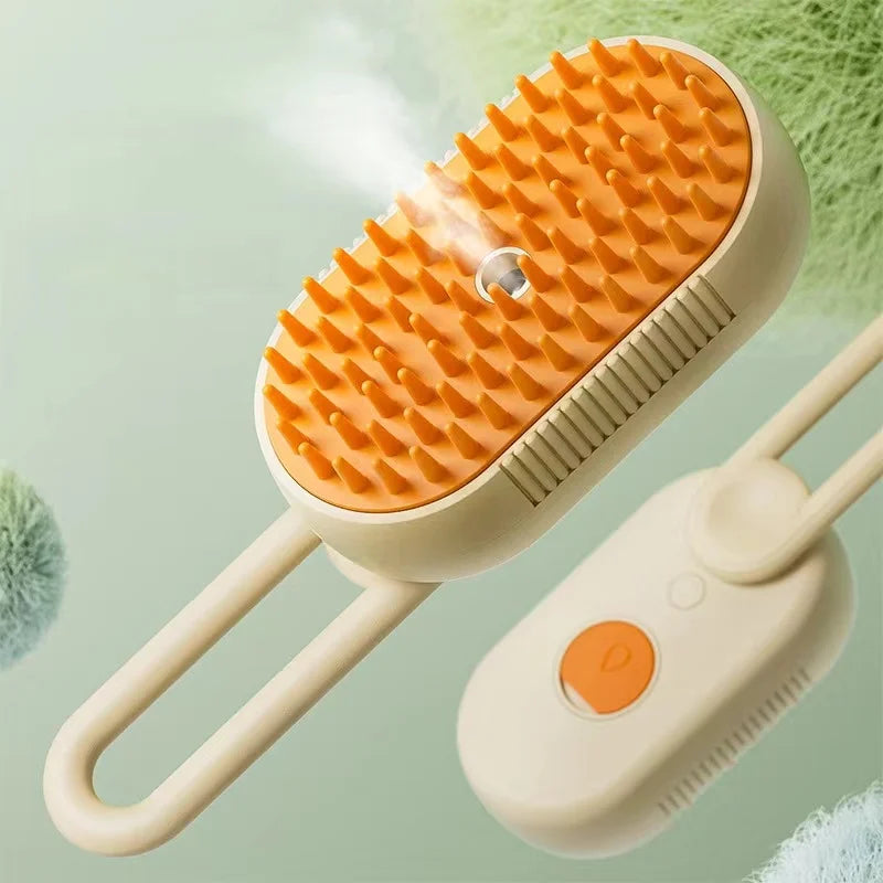Haleva ProGroom™ 3-in-1 Electric Brush "Vet-Approved Deshedding & Massage for Cats & Dogs"