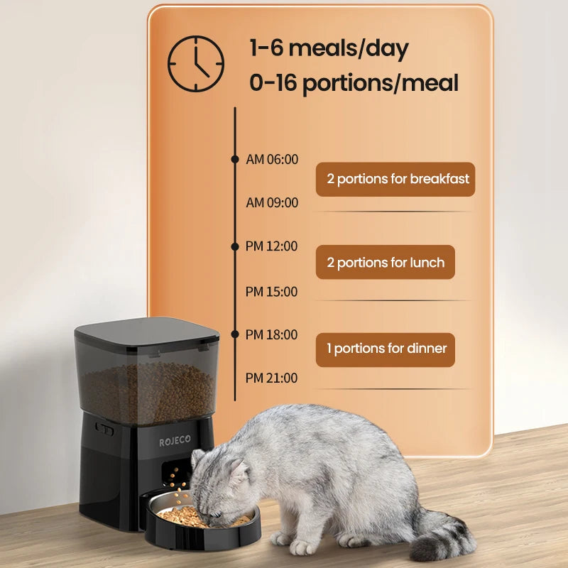 Haleva™ AutoFeed Pro – Smart Portion Control Feeder