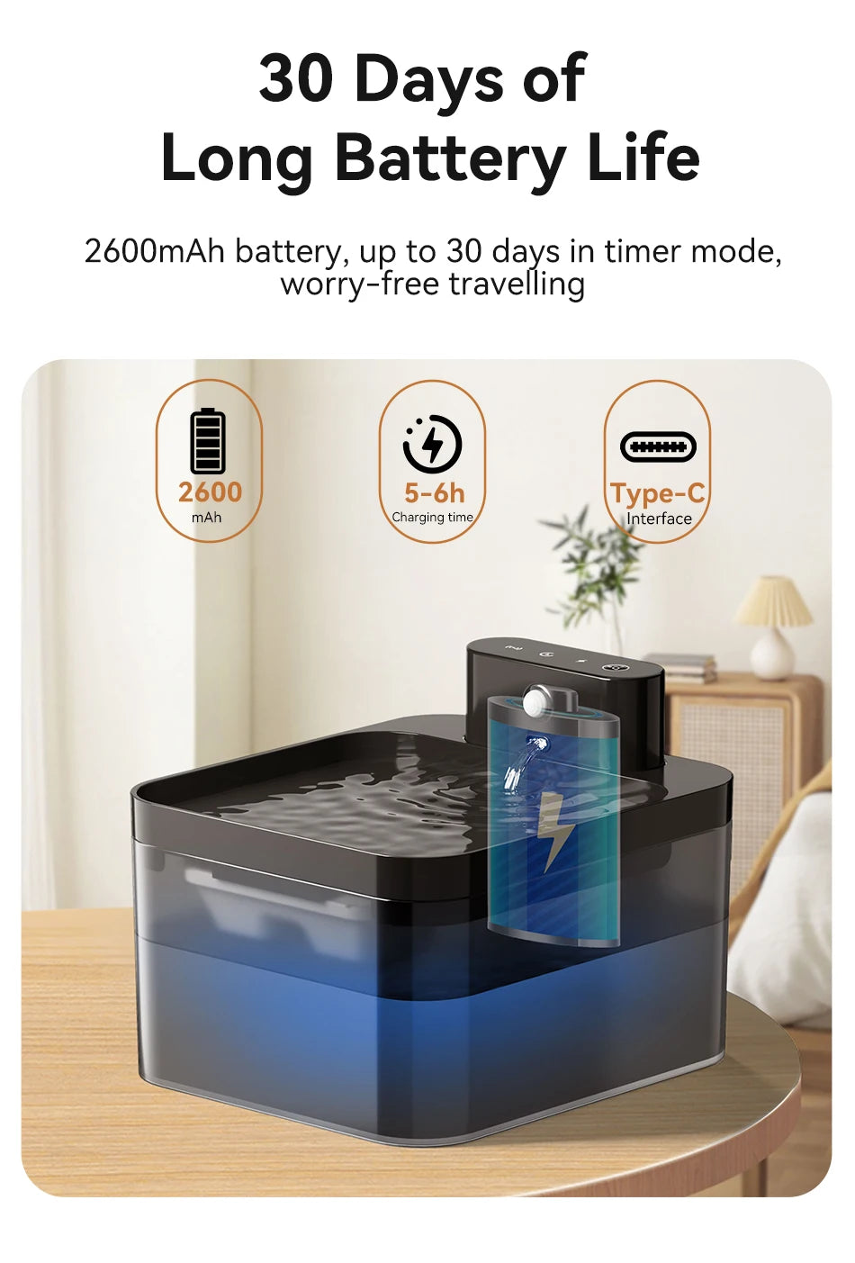 Haleva™ AquaPura Smart Fountain