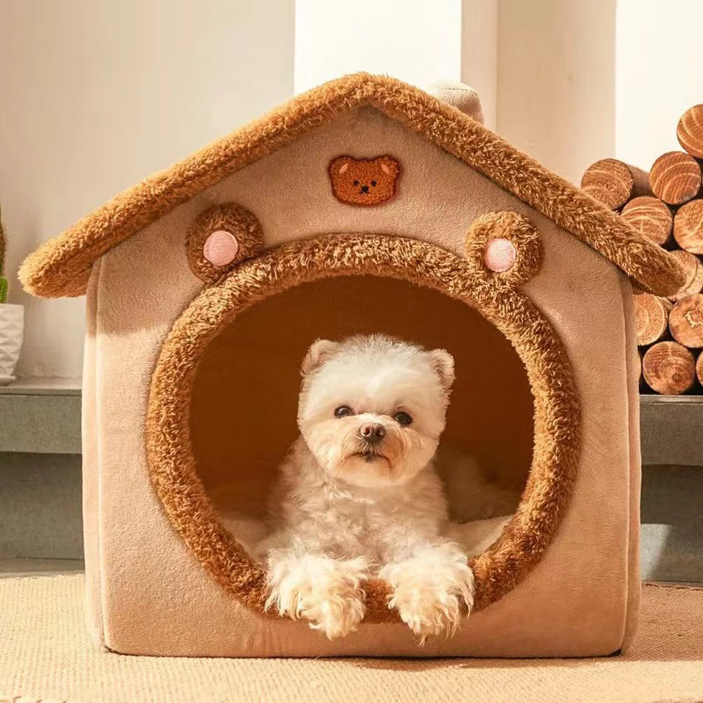 Haleva™ SnuggleHaven 4-Season Pet Bed