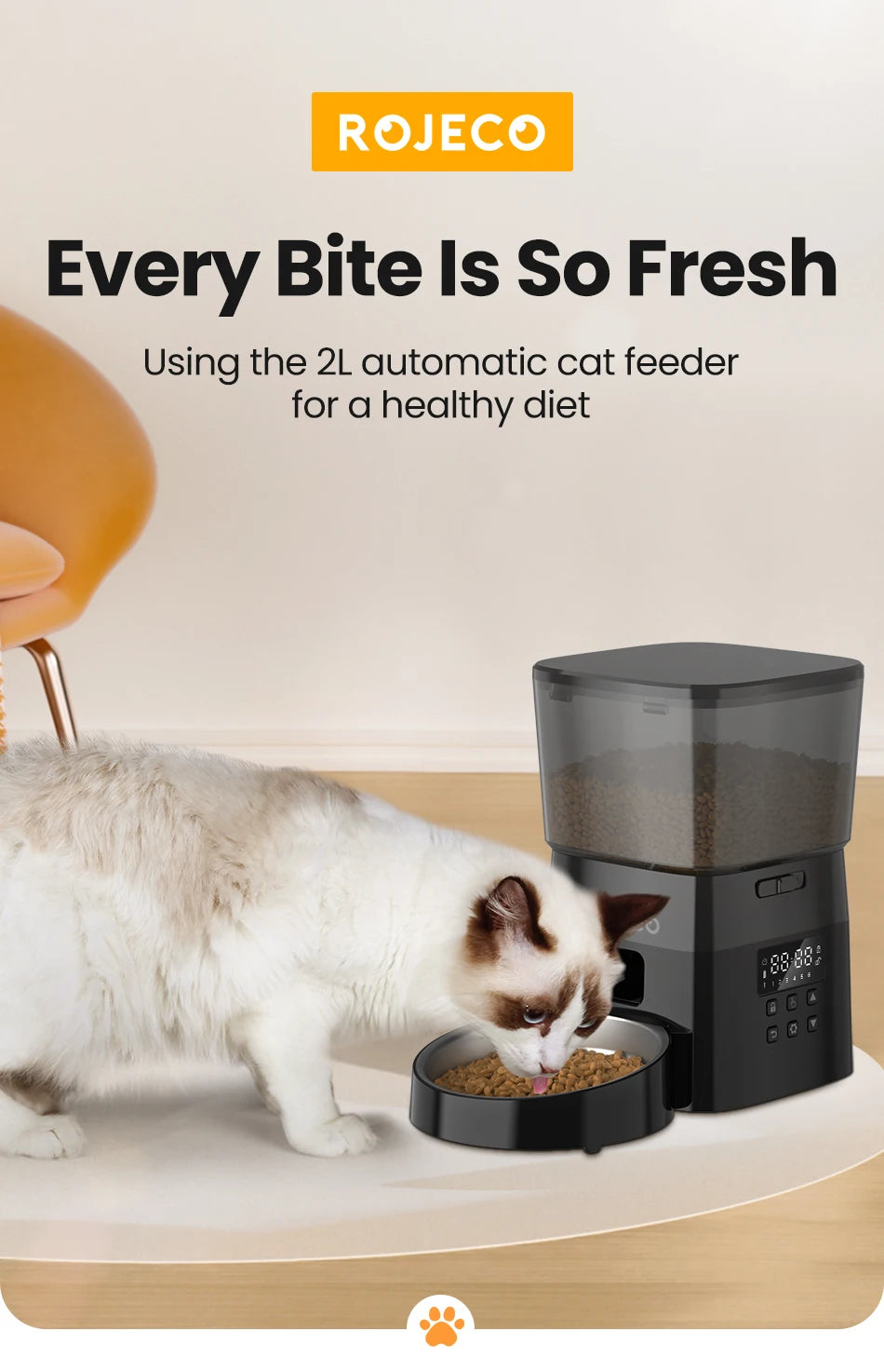 Haleva™ AutoFeed Pro – Smart Portion Control Feeder