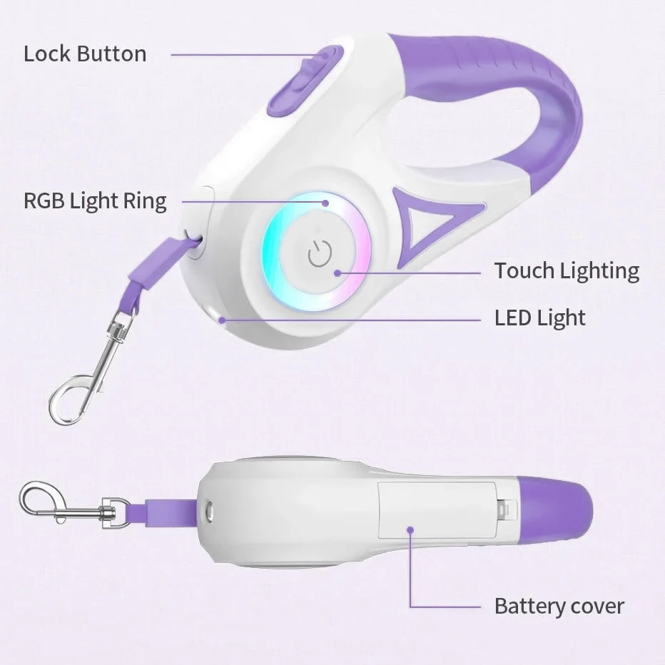 Haleva™ GlowGrip Leash