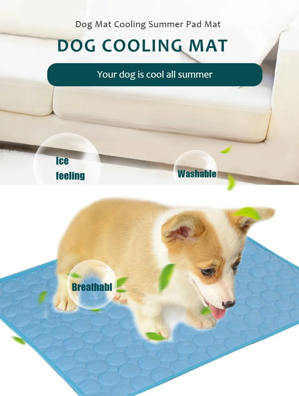 Haleva™ Summer Cooling Mat for Dogs & Cats