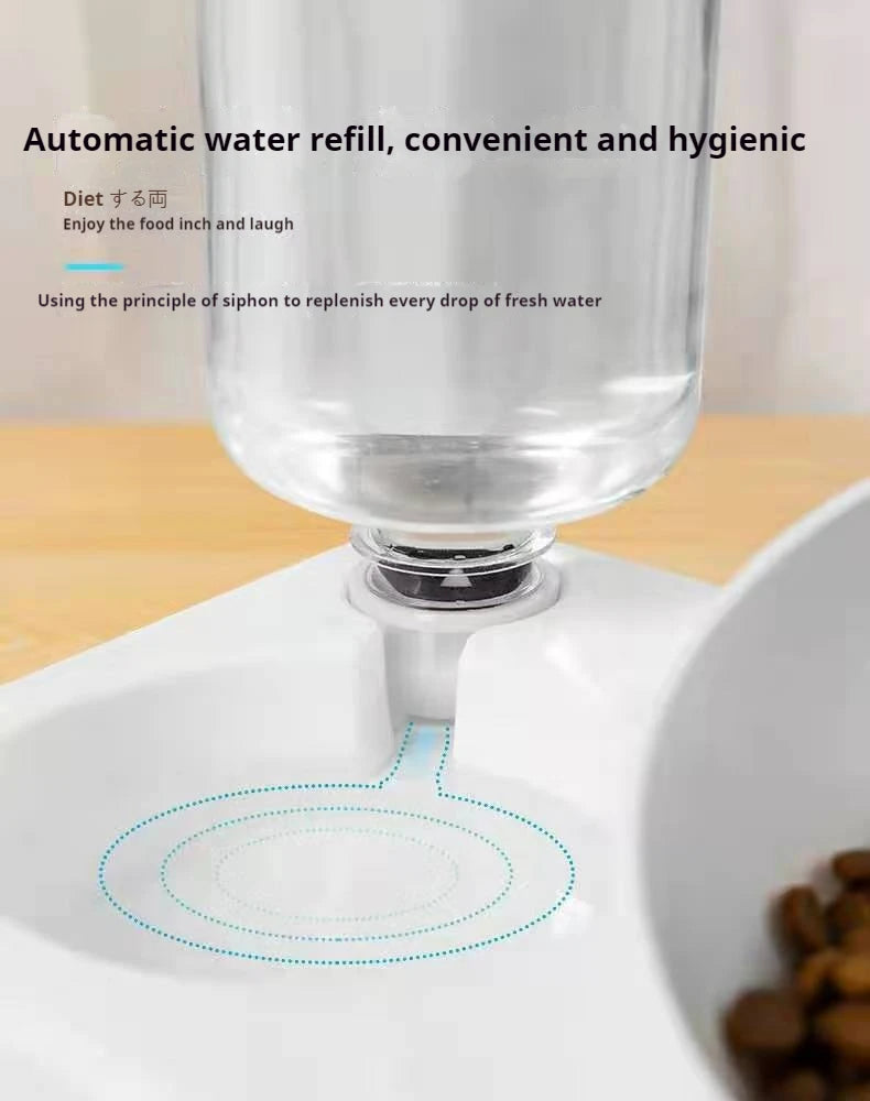 Haleva™ Elevate Duo – 15° Raised Feeder with Auto-Water System
