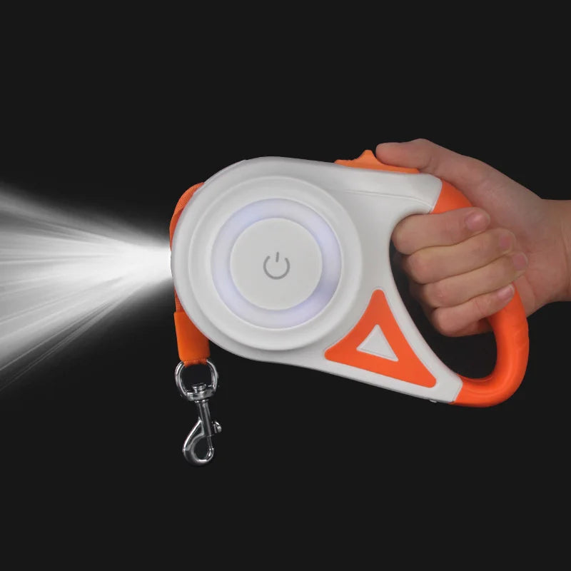 Haleva™ NightGlow Pro Retractable Leash