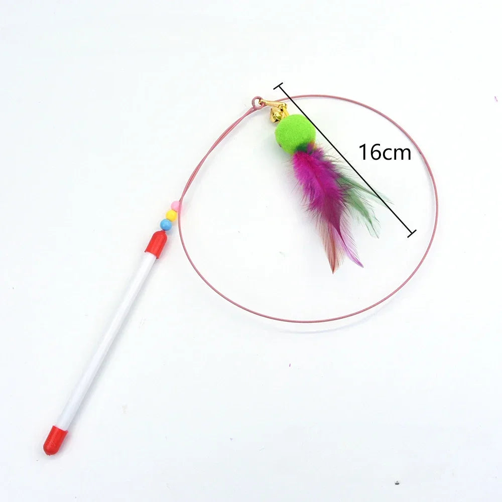 Haleva™ Hands-Free Cat Wand Toy