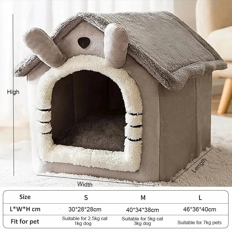 Haleva™ CozyCave 4-Season Pet House