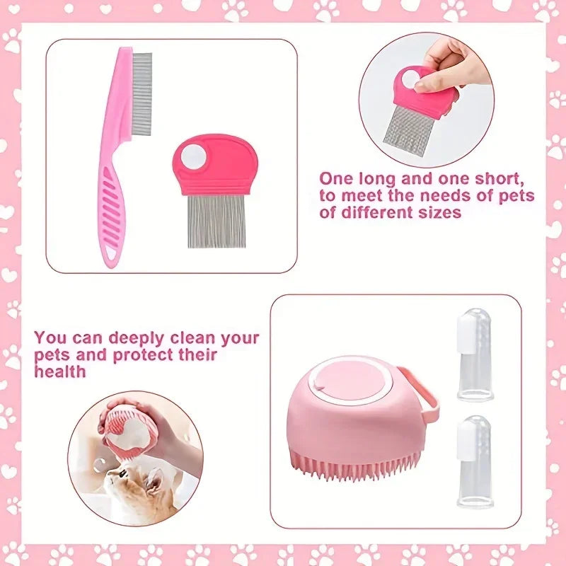 Haleva™ PurrCare 8-in-1 Grooming Kit