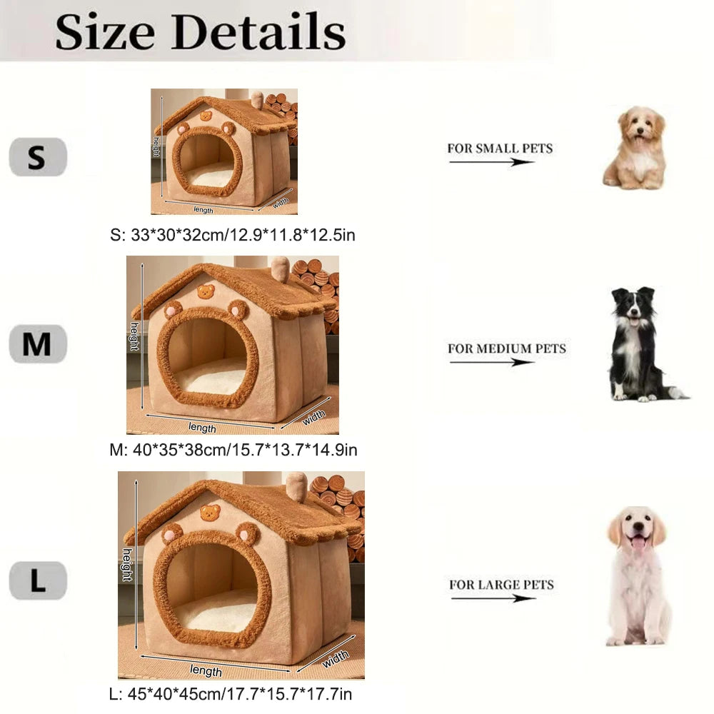 Haleva™ SnuggleHaven 4-Season Pet Bed