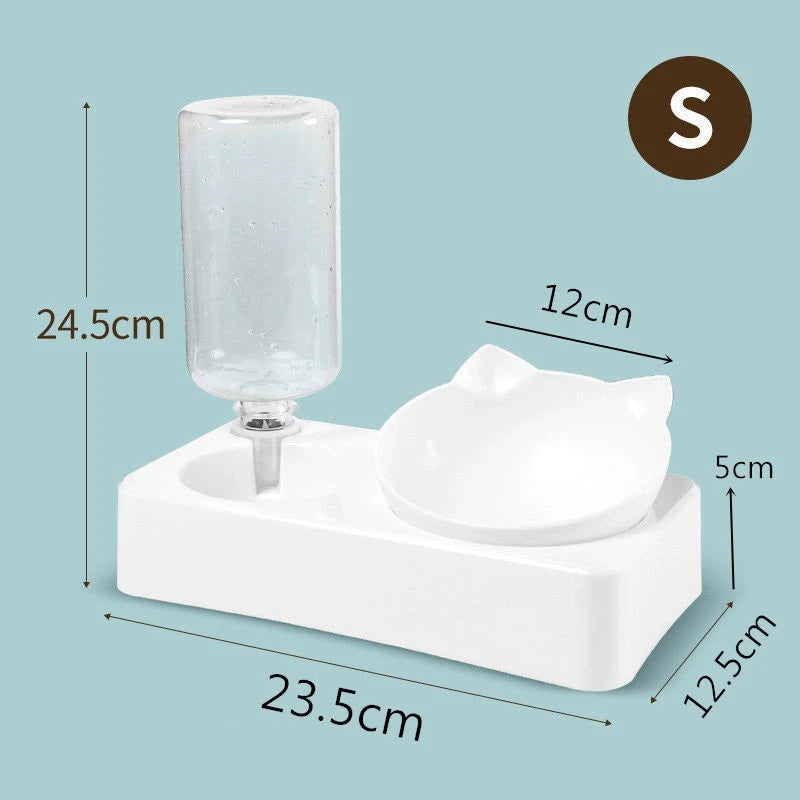 Haleva™ Elevate Duo – 15° Raised Feeder with Auto-Water System